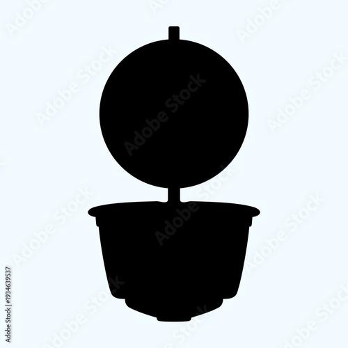 Reusable capsule for a capsule coffee machine