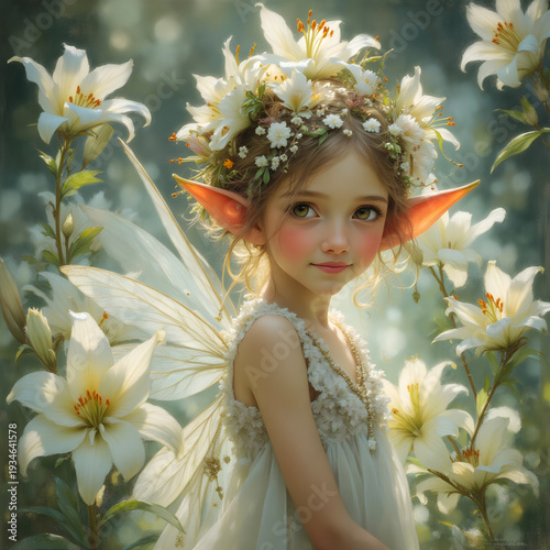 little white lily fairy