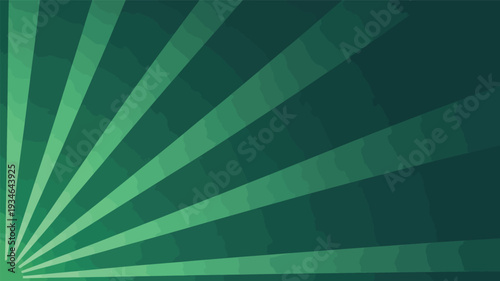 Vibrant green sunburst pattern with dynamic rays