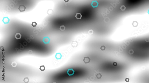 Showing Subtle Motion and Abstract Shapes in a Soft Grayscale Scene