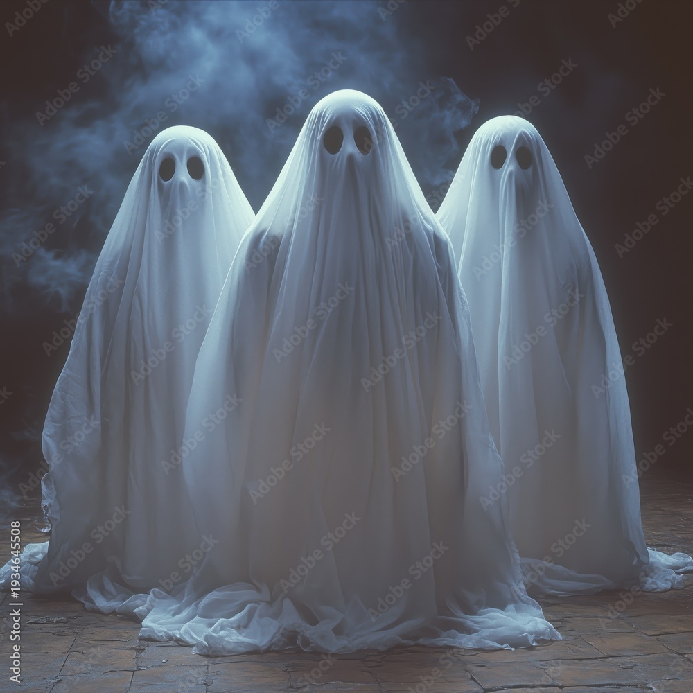 Fototapeta premium Three ghosts