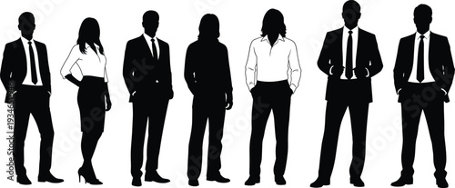 Active diverse family silhouettes running jogging cycling on bicycle and riding kick scooter in park outdoor fitness activities flat vector illustration for lifestyle and healthy exercise.