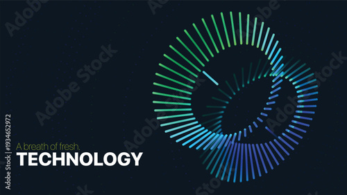 Cyberpunk holographic wireframe orb