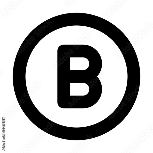 Cryptocurrency coin icon, minimal line blockchain symbol, vector SVG