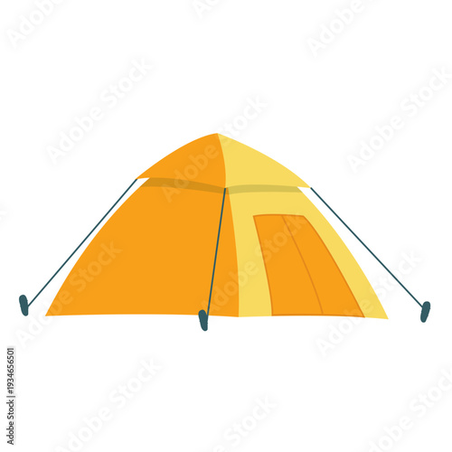 vector illustration of a camping