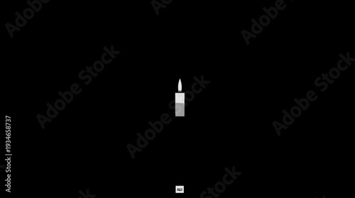 Retro pixelated rocket launch animation, 8-bit space shuttle icon taking off, minimalist video game element.