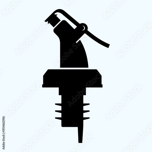 Oil and vinegar bottle pourer dispenser