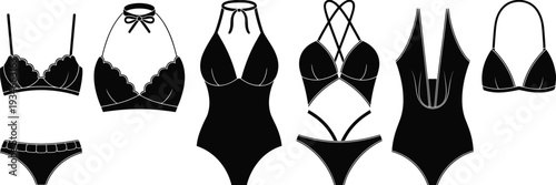 Professional car mechanic silhouette collection, auto repair service icons set, garage workshop maintenance, vehicle diagnostic tools, automobile engine service symbols.