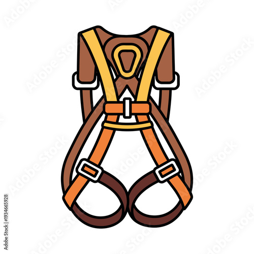 Safety Harness Equipment for Climbing Work.