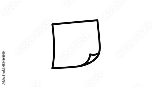 Minimalist Sticky Note Falling Down In Motion Representing Task Management Failure And Office Productivity Loss For Business Planning