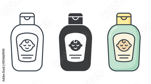 Mouthwash Bottles with Different Designs and Colors