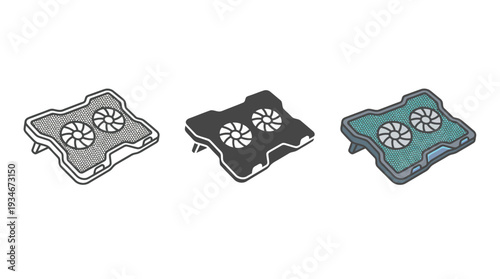 Colorful Blanket or Quilt with Floral Pattern Isolated on White Background