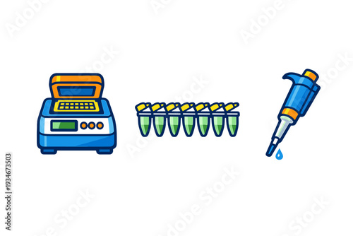 Laboratory equipment used for mixing and preparing samples with tubes