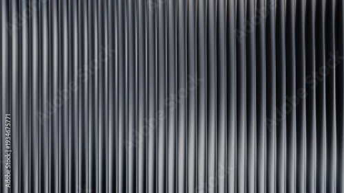 Ribbed dynamic glass gradient animation effect, 4k seamless looped video abstract background.