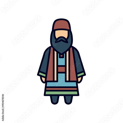 Computer network infrastructure illustration showcasing interconnected devices and systems in a green outline