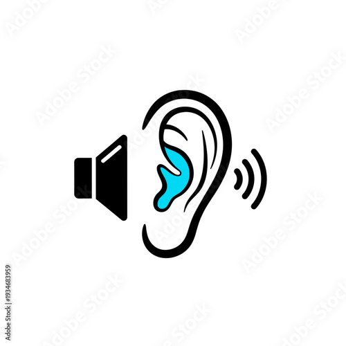 Conceptual Illustration Depicting Audio Perception, Hearing Sensitivity, And Sound Waves