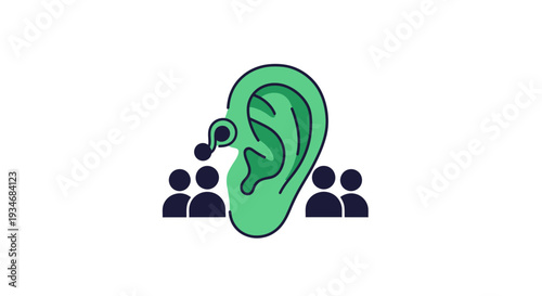 Conceptual Illustration Depicting Collective Listening And Musical Understanding