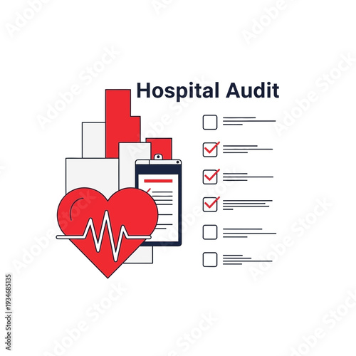 Comprehensive Hospital Audit Illustrated: Healthcare Quality Assessment, Process Analysis, And
