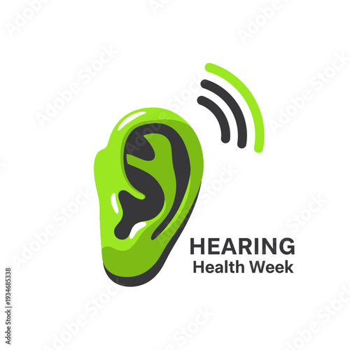 Conceptual Illustration Depicting Hearing Health Awareness During Health Awareness Week