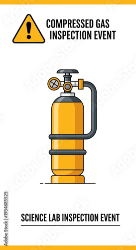 Compressed Gas Cylinder Inspection and Safety Procedures in Laboratory Settings Illustrated