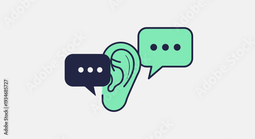 Conceptual Communication: Hearing and Dialogue Portrayed Through Symbols and Graphics