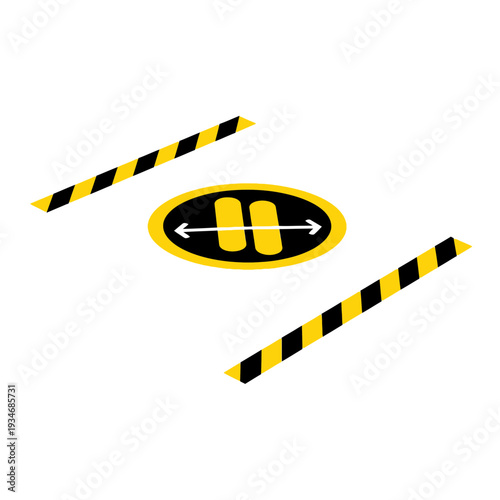 Conceptual Illustration Depicting Pause, Road Safety, Caution, and Directional Guidance with