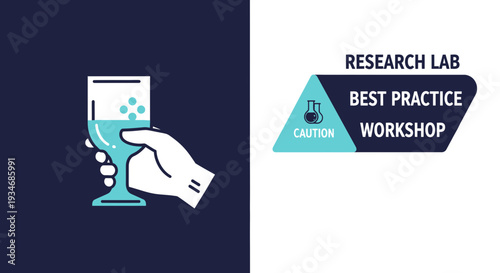 Conceptual Illustration Depicting Research Laboratory Best Practices and Scientific Experimentation