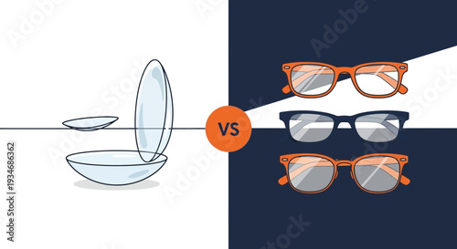 Contact Lenses Versus Eyeglasses: A Visual Comparison of Vision Correction Options
