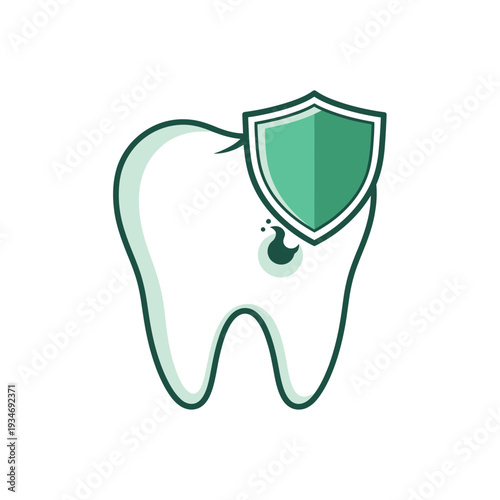Dental Defense: A Protective Shield Symbolizing Tooth Health And Prevention Of Decay