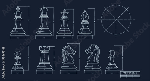 Chess Piece Engineering Blueprint and Technical Design