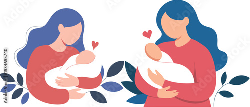 Diverse Women Cultural Inclusion Illustration for Multicultural Campaigns, Community Events and Representation in Global Media