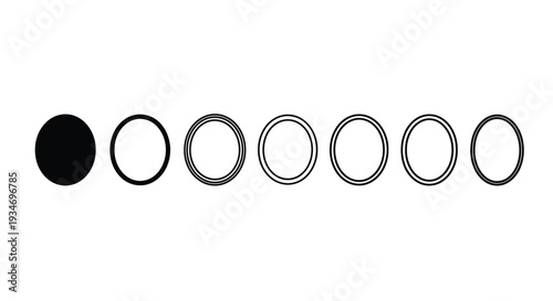 A series of circles shows gradual filling progression on white.