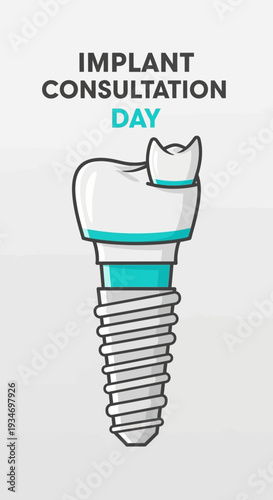Dental Implant Consultation Day: A Visual Depiction of Tooth Restoration and Modern Dentistry