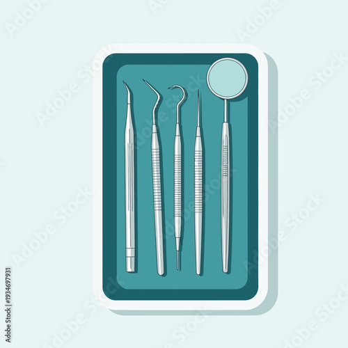 Dental Instrument Array: Precision Tools for Oral Healthcare in a Modern Professional Setting