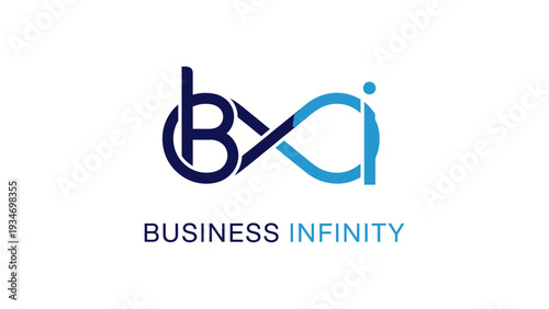 Business Infinity Logo with Abstract Symbol