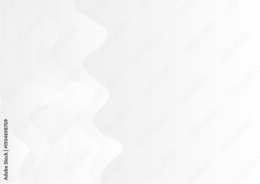 Naklejka premium Minimal White Abstract Gradient Background