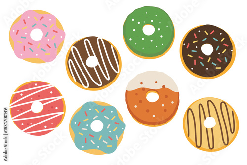 ドーナツ イラスト ベクター