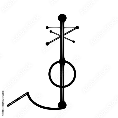 Black Ashmeday symbol vector  tattoo art - sigil black flame tattoo idea, design, art, logo, svg.