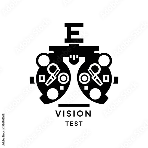Distinctive Optical Equipment Icon for Vision Diagnostics and Eyecare Professionals Visuals