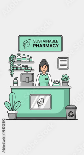Eco-Conscious Pharmacy: Promoting Wellness and Sustainable Practices in Modern Healthcare Settings