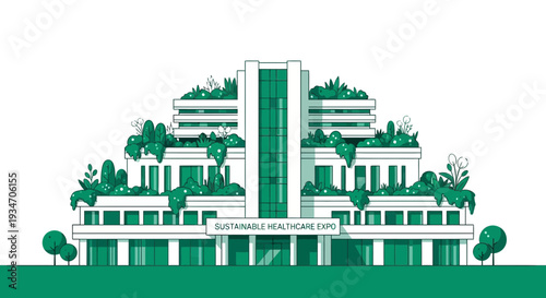 Eco-Friendly Healthcare Building for the Sustainable Healthcare Expo Presentation