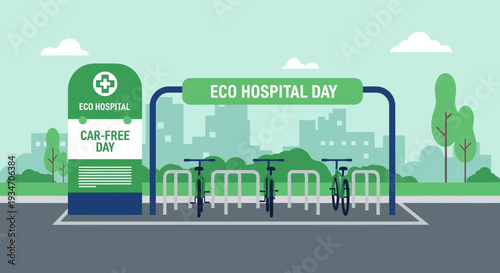 Eco-Friendly Hospital Initiatives: Celebrating Car-Free Day with Cycling Infrastructure