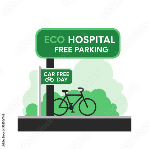 Eco-Friendly Hospital Encourages Cycling With Free Parking and Car-Free Day Promotions