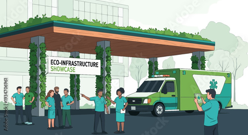 Eco-Infrastructure Showcase Illustrates Green Sustainable Urban Design and Development