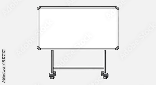 Metal Presentation Board on Wheels.