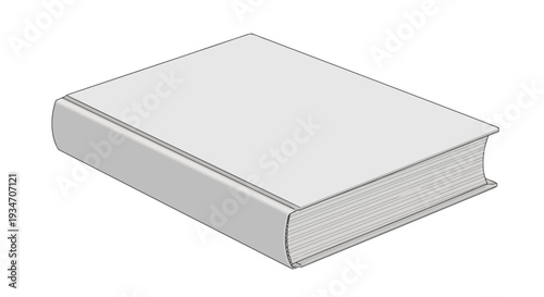 Hardcover Book with Blank Cover.