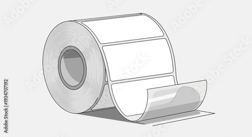 Illustration of a roll of tape.