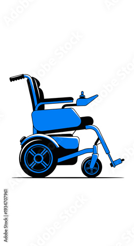 Electric Wheelchair: A Dynamic Illustration for Enhanced Mobility and Independent Living Solutions