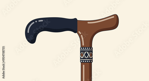 Elegant Walking Stick: A Symbol of Support, Mobility, and Classic Design