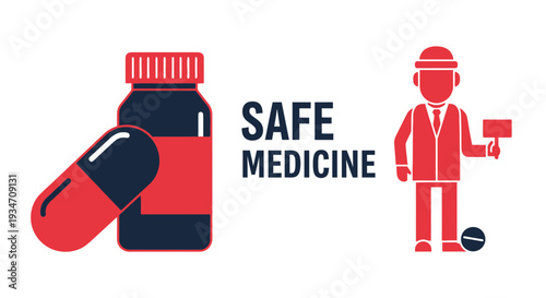 Ensuring Safety And Promoting Secure Healthcare: Medication, Pills, And Safe Treatments Concept